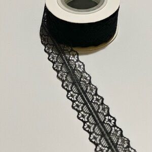Black Lace Ribbon Roll 5 yards